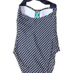 Bleu Rod Beattie NWT Connect The Dots Black & White Polka Dot Swimsuit Size 6 Photo 2