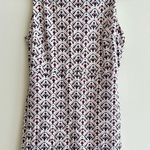 ZARA  Geometric Patterned Sleeveless Romper, White and Pink, Size Medium Photo 14