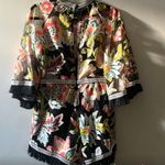 Alice McCALL  Georgie Boy Floral Embroidered Jumpsuit - Black and Multicolor Photo 6