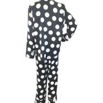 Victoria's Secret ✨Victoria Secret Afterhours Satin Two Piece Polka Dot Long Sleeve Sz M Pajamas✨ Photo 6