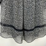 Motherhood  Maternity Dress Size Medium Black Floral Lined Boho Photo 5