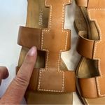 Franco Sarto Women's Wedge Sandals Falco Size 8.5 Cork Platfrom Gladiator Cognac Photo 5