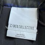 C/MEO COLLECTIVE  Navy Black Stripe Skirt Photo 3