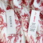 Bardot NWT Dress Eden Floral Minidress Red & White Print Women’s Size Medium NEW Photo 14