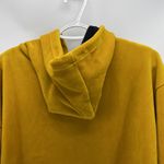 Shein heavy longline velvet hoodie ARM PARK golden mustard colored Gold Size XL Photo 5