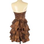 Minuet  Dress Juniors Medium M Copper Metallic New NWT Strapless Formal GORGEOUS Photo 1