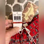 Band of Gypsies NWT Red White Blue Bandana Shorts summer casual pompoms pockets Photo 2