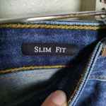 Judy Blue Slim Fit Jeans Dark Wash Stretch Denim Cuffed Distressed Women's 7/28 Photo 4