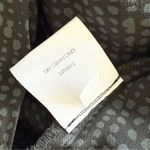 Eileen Fisher  100% Silk Printed Cropped Pull-On Pants High Waist Grey Sz MP Photo 11