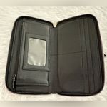 Brighton  black embossed zip around‎ wallet Photo 4