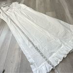 Powell Craft Nightgown NWT cotton dot lace midi womens White one size cottage Photo 5