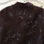 Sag Harbor FINAL MARKDOWN Ladies  ultra suede blouse medium Photo 4