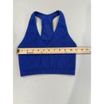 Free People  Movement Crop Tank Top Womens XS/S Blue Stretch Tight Athletic Photo 3
