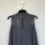 Entro Charcoal Crochet Dress Size Medium NWT Photo 4