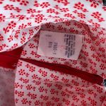 Red and White Sleeveless Dress vintage 1970’s Size 10 Photo 3