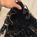 Alexander Wang  Diego Bucket Bag, Black Pebbled Lambskin w/ Rose Gold Studs, VGUC Photo 7