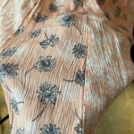 Altar'd State Floral Print Dress Sleeveless Casual Sun Dress Peach Cute Flowers Photo 3