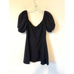 Peppermayo Puff Sleeve Victorian Mini Dress Black Size 6 NEW Photo 2