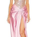 Bronx and Banco  Pink Size 4 Gina Gown Dress Flaw Photo 1
