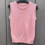 Vintage Sleeveless Sweater Pink‎ Pink Size M Photo 6