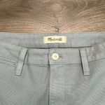 Madewell 18” Slim Emmet High Rise Wide Leg Crop Pants Light Blue Size 31P Photo 7