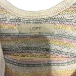 Loft  Pastel Crocheted Sweater tank top size large Photo 3