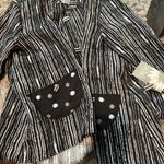 Habitat NWT  mandarin collar button down top small Photo 7