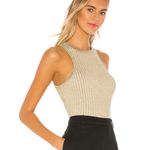 superdown Sonya Rib Sweater Tank in Gold Photo 2
