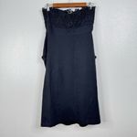 Chaiken Black Lace Top Strapless Midi Dress Size 6 Photo 1