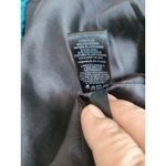 EXPRESS  Teal & Black Party Cocktail Mini Dress Satin Bodice Tiered Ruffle Sz 10 Photo 9