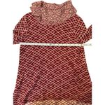 Anthropologie Moth Cowled Galena Pullover Red Motif Sz small Photo 6