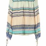 Wildfox new ✰ Off Shoulder Variegated Stripe Long Sleeve Top ✰ Multi Color ✰ XS Photo 5