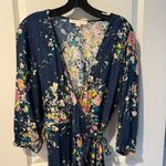 Love stitch Floral blue Midi Dress - Medium Photo 2