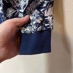 Catalina Vintage Collection Womens 1990s Blue Floral Leaf Blazer Jacket Small Photo 3