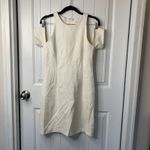 Nicholas white cold shoulder dress minimalist quiet luxury‎ size 6 summer spring Photo 1