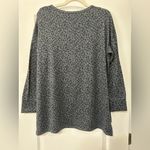 American Eagle  Outfitters Gray Leopard Print V Neck Long Sleeve Tunic Top Photo 3