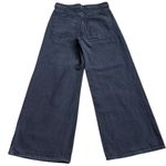 Free People EUC We The Free Black Wide Leg High Rise Button Fly Jeans Size 27 Photo 6