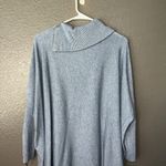 Joseph A . Women’s Blue Cowl Neck Oversized Sweater Size M – Cozy Knit Tunic Top Photo 6