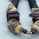 Boutique Heishe style shell disks and shell necklace. Ethnic boho Photo 5