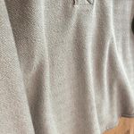 American Eagle Tan Henley Sweatshirt Oversized Sz XS Photo 2