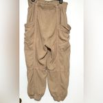 Urban Outfitters  Isla Slouchy Linen Jogger Cargo Pants Large High Waist Photo 4