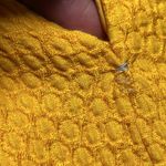 Moschino  AEFFE Spa yellow/orange dress bow detail size 42‎ Photo 8