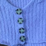 Urban Outfitters  Size XS Extra Small Women's Teen Girl Purple Cropped Cardigan Photo 1