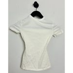 SKIMS Stretch Cotton Tee in Bone Size X-Small Photo 7