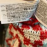 ZARA New Red and White Crochet Halter Dress GEOMETRIC PRINT KNIT HALTER Size L Photo 5