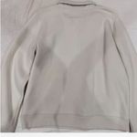 Carhartt  women cream color quarter zip pullover sweater size large perfect for winter WORN ONCE Photo 2