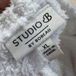 Bobeau Studio B By  Womens White Textured Knit Sweater Size XL Photo 7