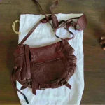 Leather Messenger Bag Crossbody Flap Over Purse Shoulder Bag Satchel Brown Photo 1