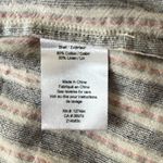 Heartloom Shirt Women Small Tan Gray Striped Jardin Top Button Up Neutral Earthy Photo 5