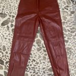 ZARA Faux Leather Pants Photo 0